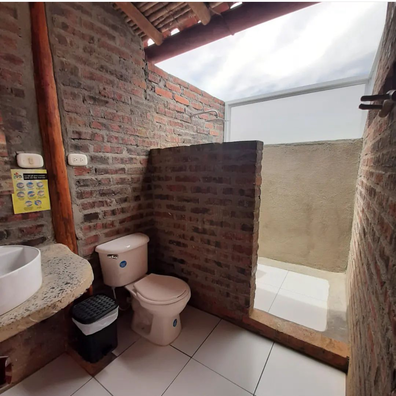 Otro baño al aire libre